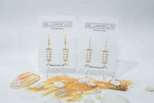 Fish Skeleton Earrings