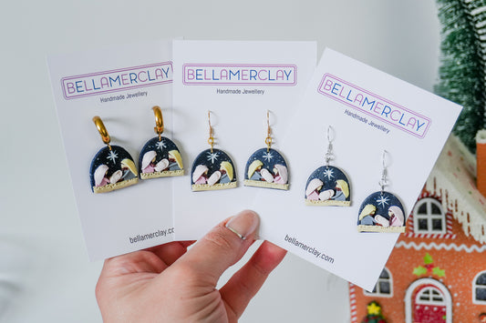 Nativity Scene Earrings