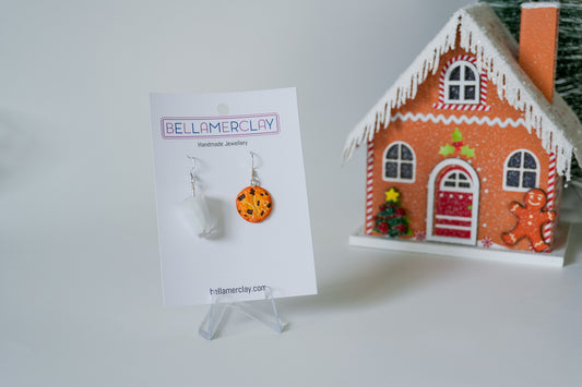 Milk and Cookies Earrings