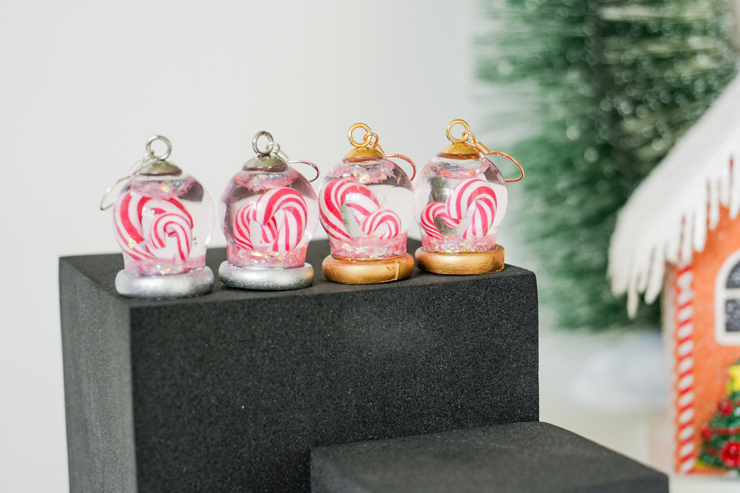 Snow globe Earrings