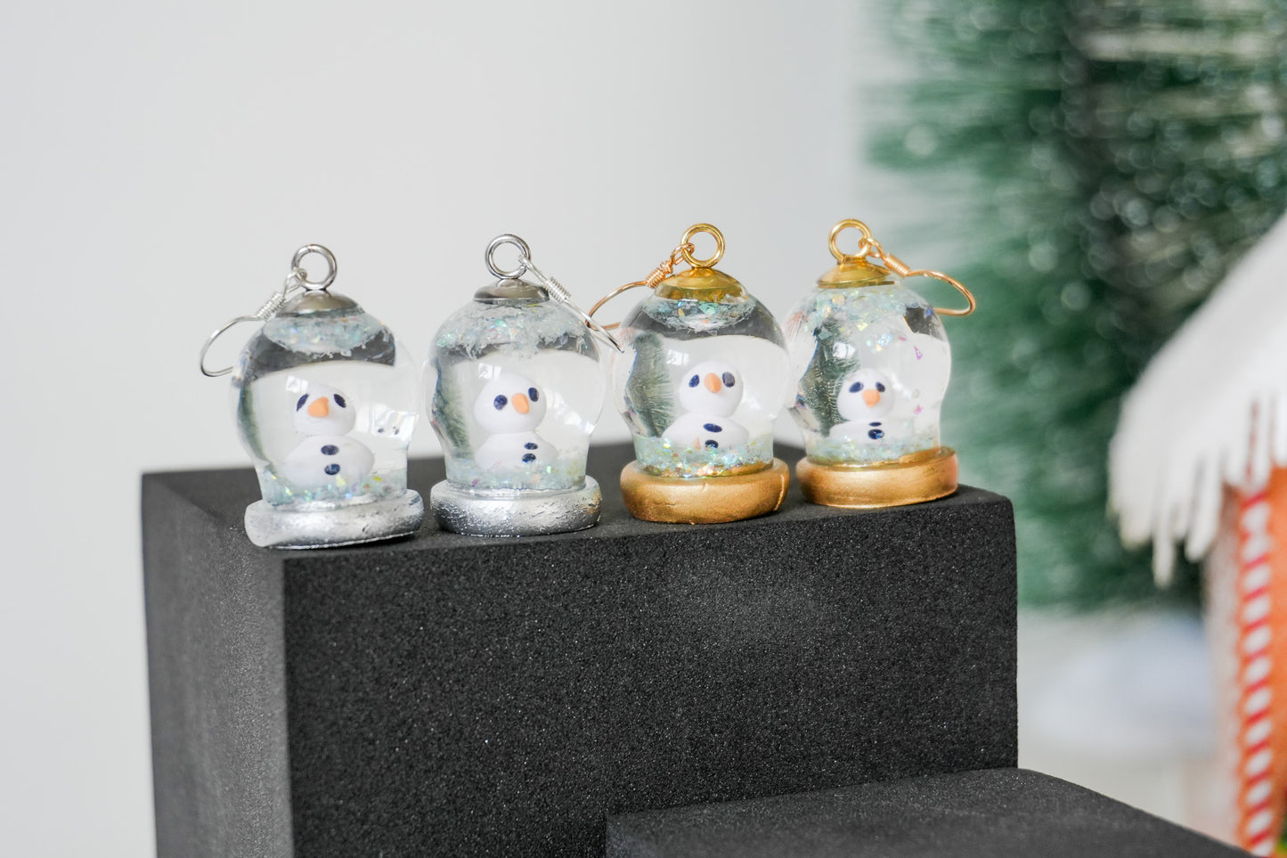 Snow globe Earrings