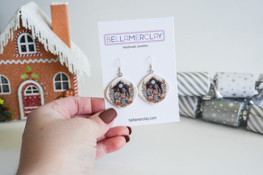 Nativity Scene Type 1 Earrings