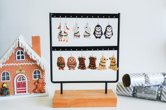 Christmas Lights animals Earrings
