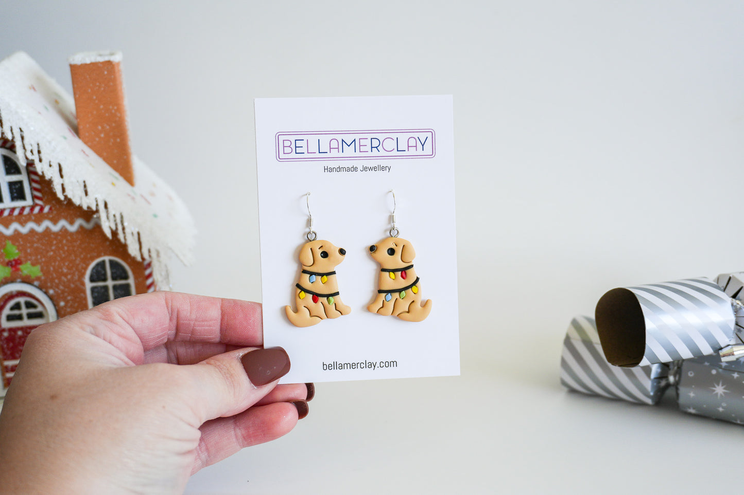 Christmas Lights animals Earrings