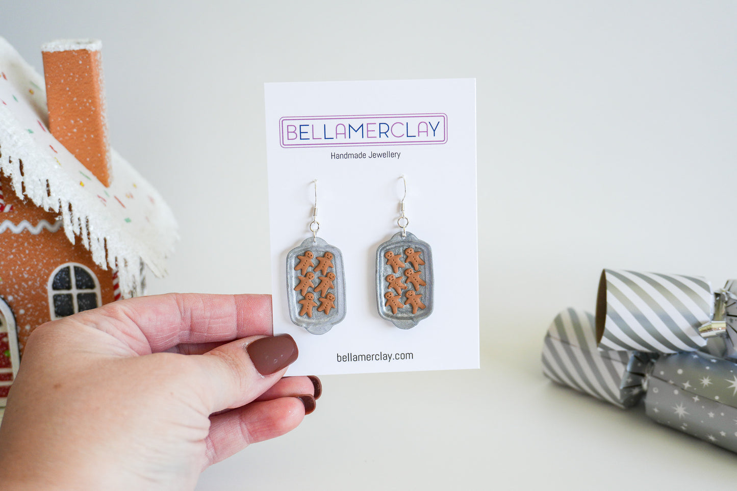 Christmas Biscuit Tray Earrings