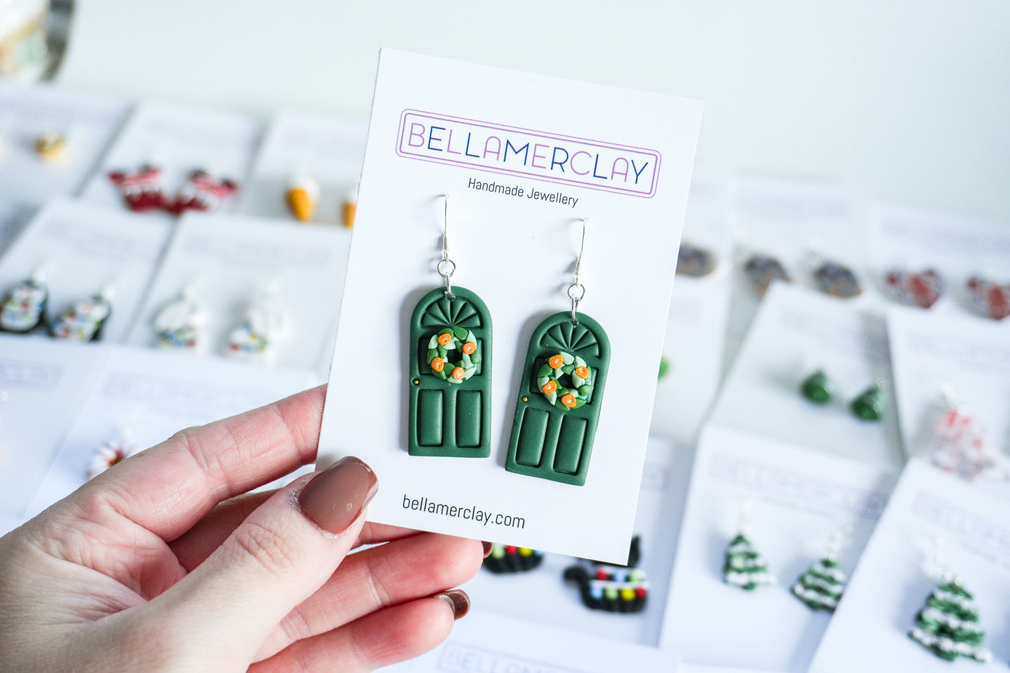 Christmas Door Earrings