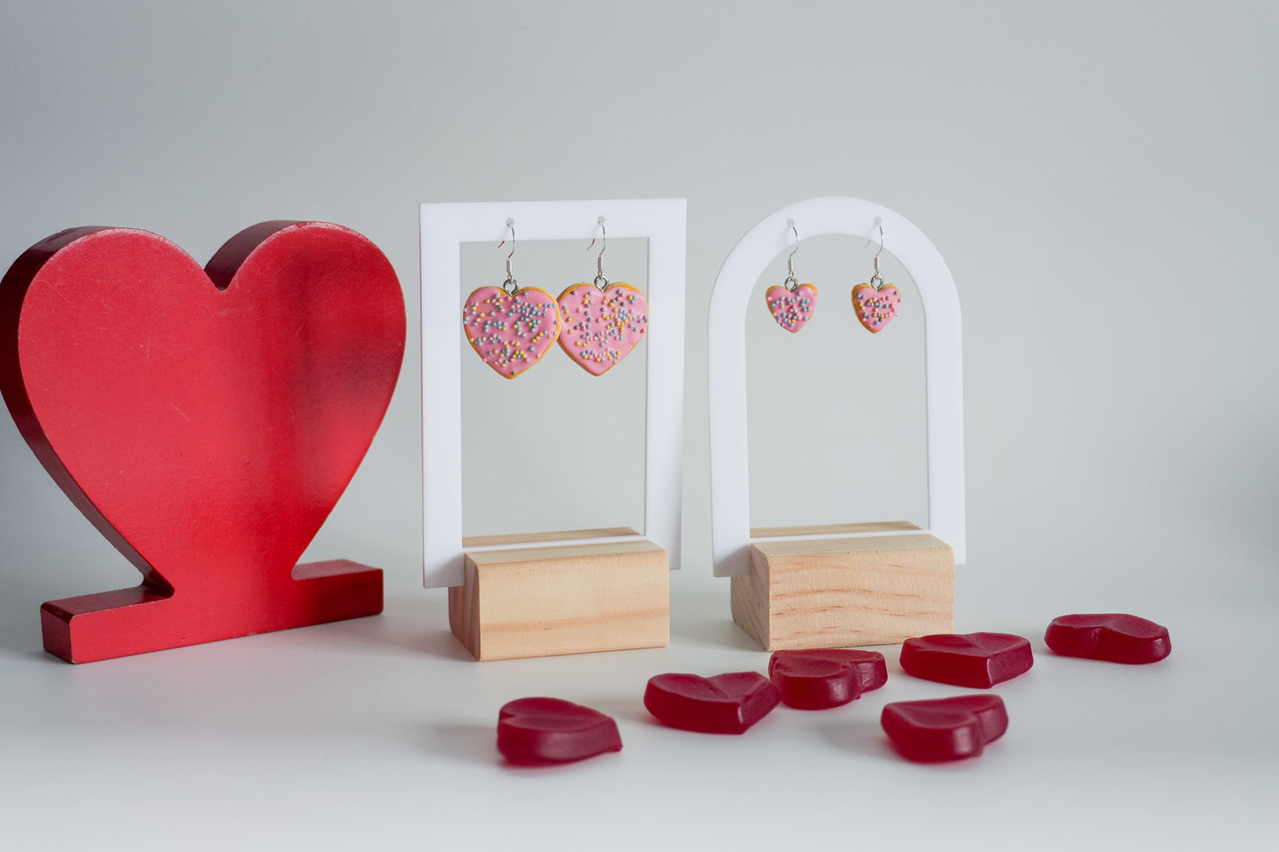 100s And 1000s Heart Biscuits