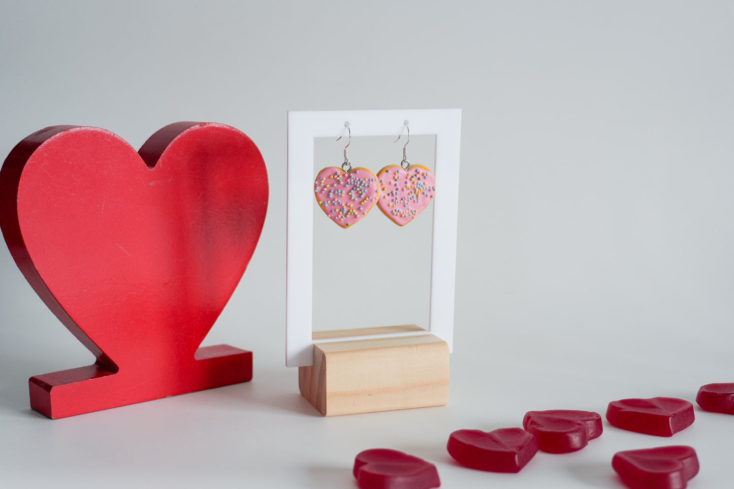 100s And 1000s Heart Biscuits