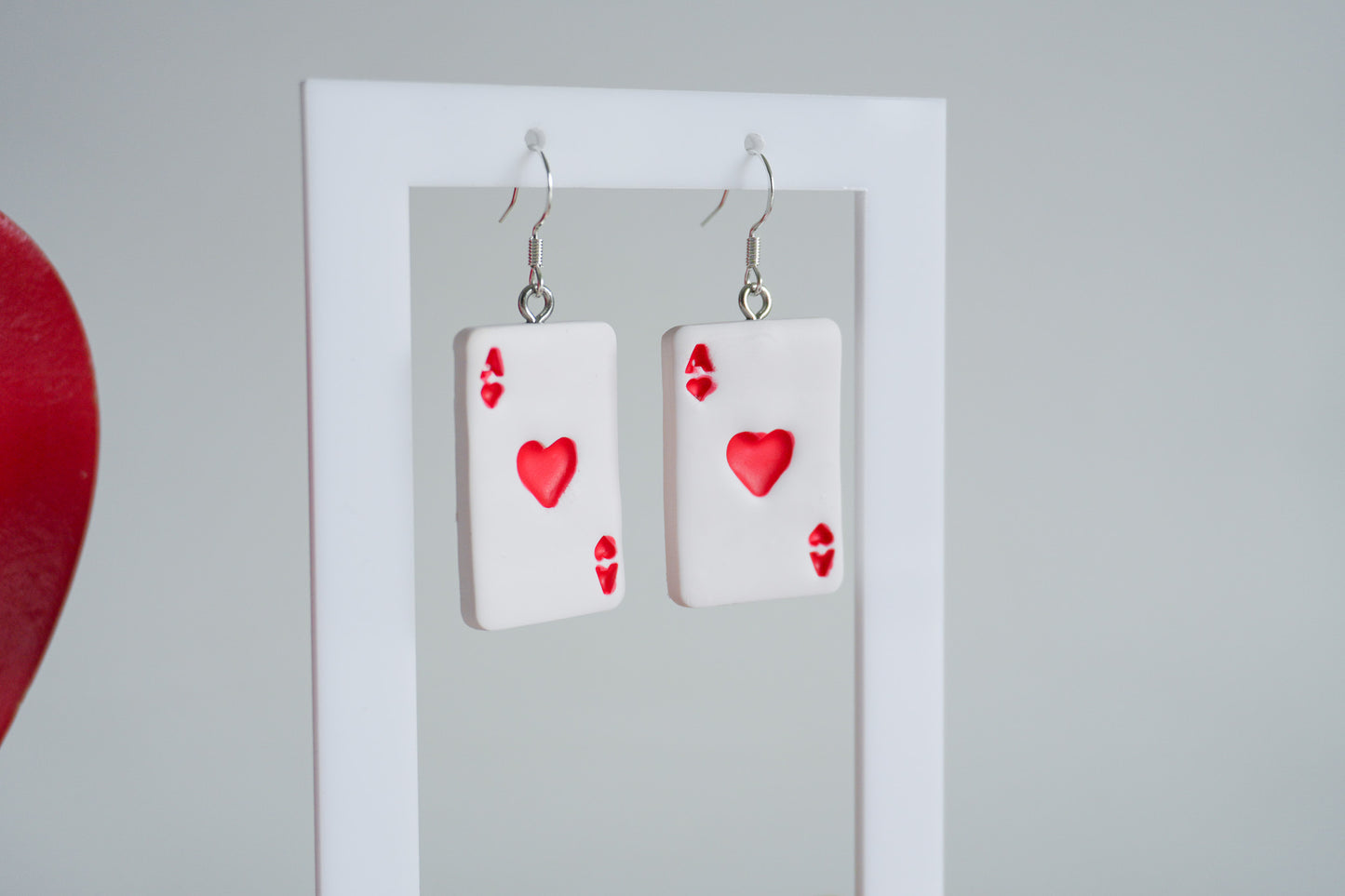Ace of Hearts Earrings