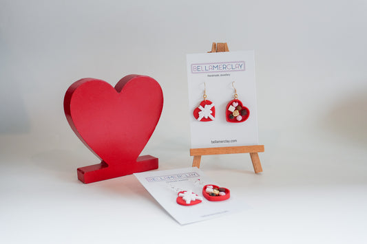 Red Chocolate Box Earrings