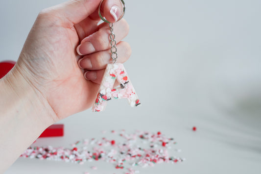 Valentines Letter Keychains