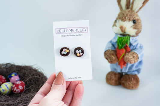 Speckled Egg Stud Earrings