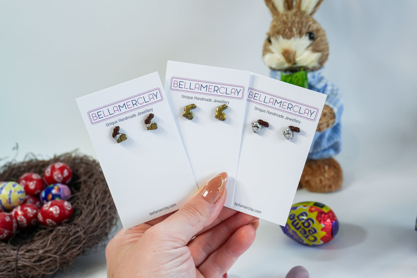 Mini Bunny Stud Earrings