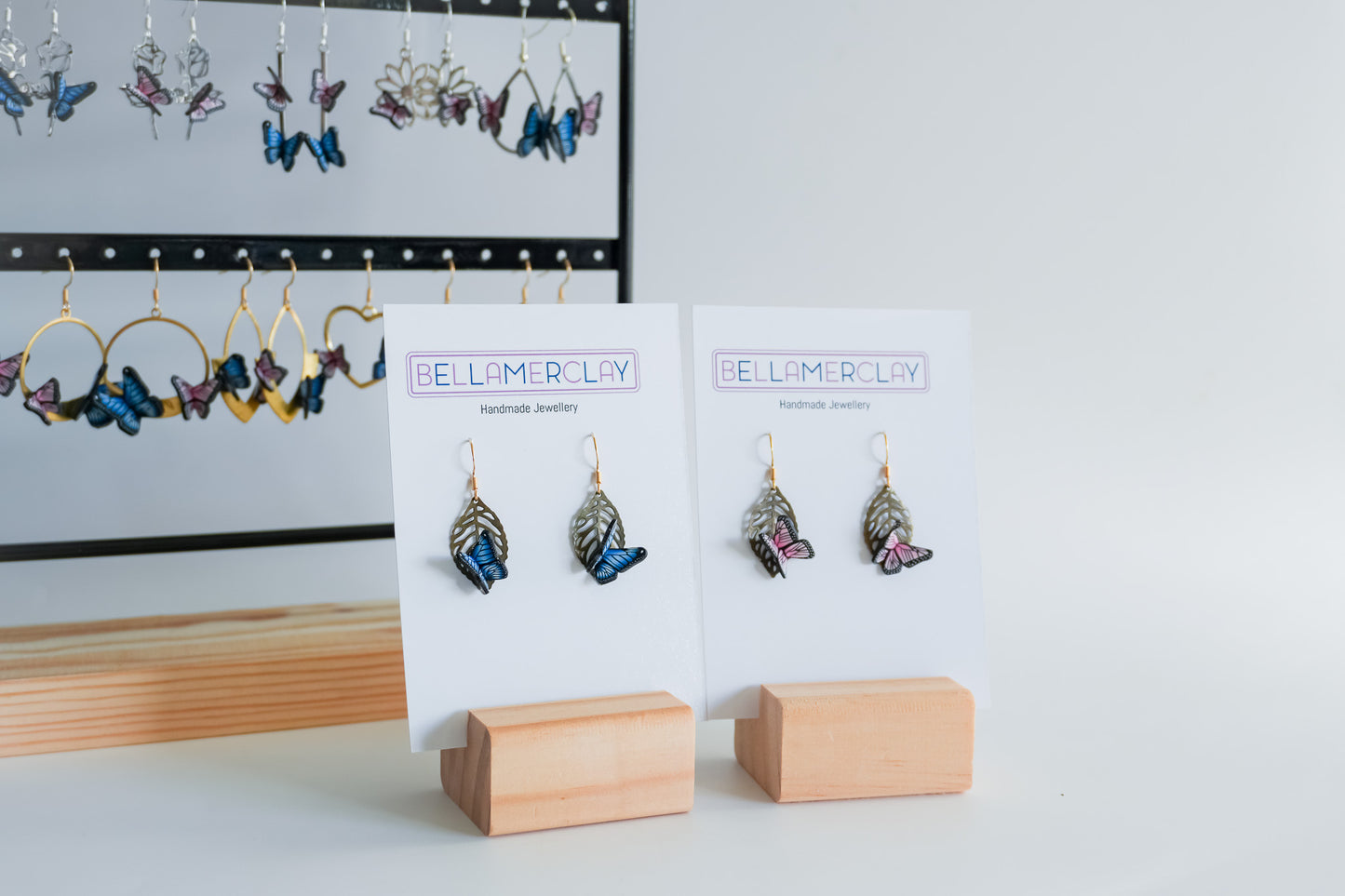 Bronze Butterfly Earrings