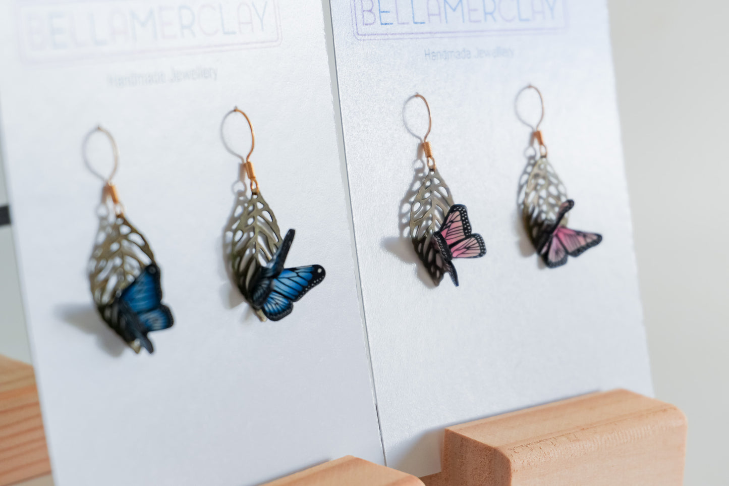 Bronze Butterfly Earrings