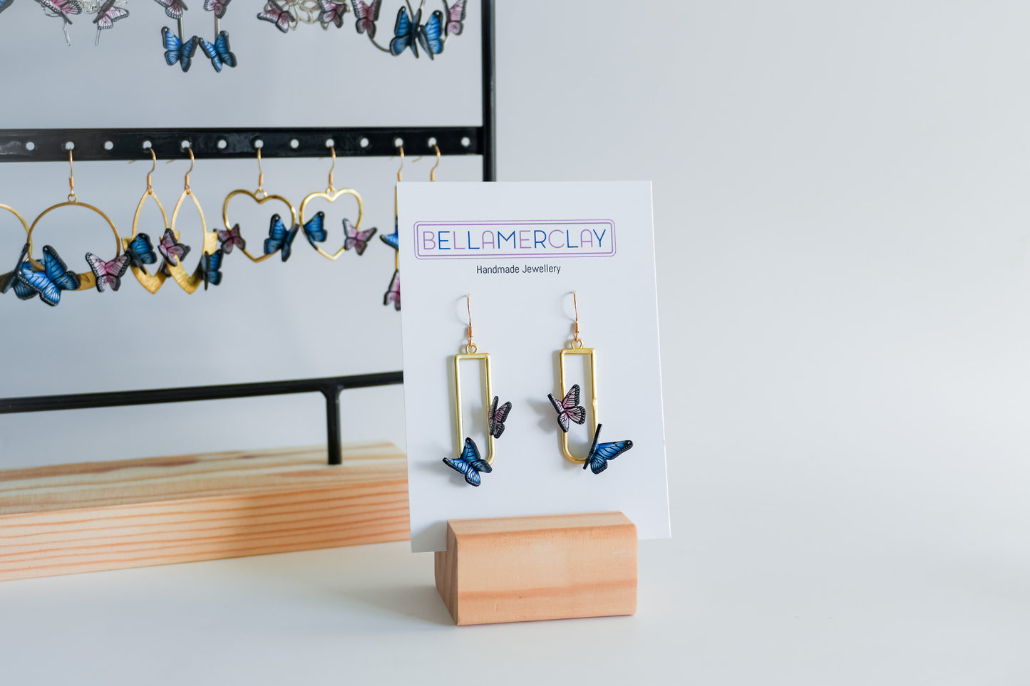Arch Butterfly Earrings