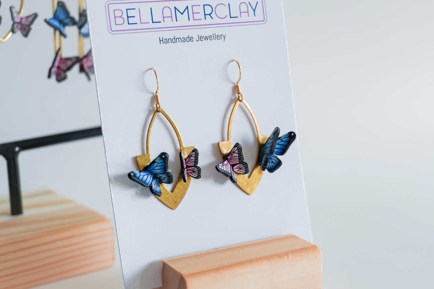 Arrowed Butterfly Earrings