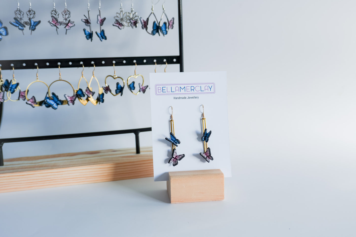 Gold Rec Pole Butterfly