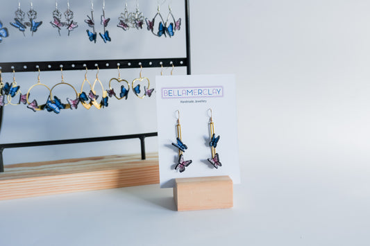 Gold Rec Pole Butterfly