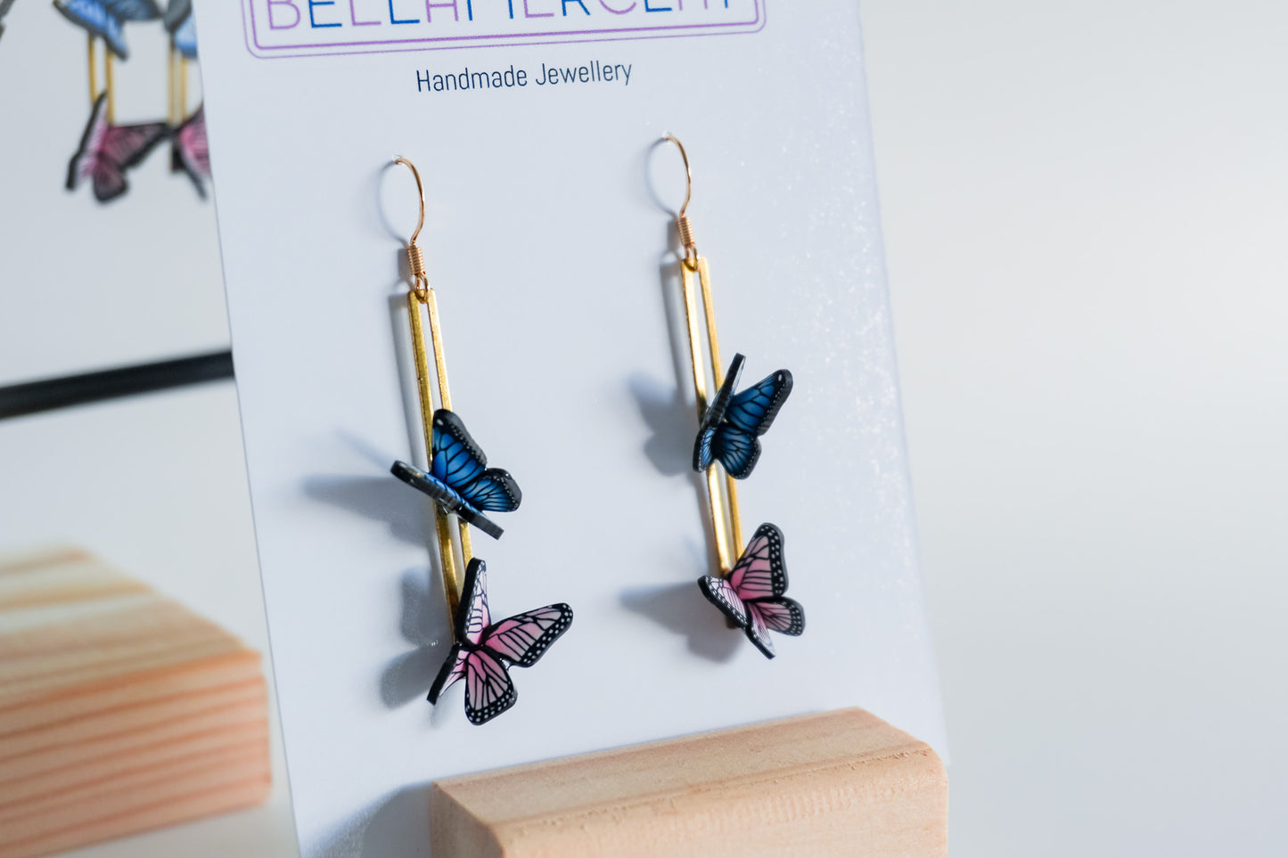 Gold Rec Pole Butterfly