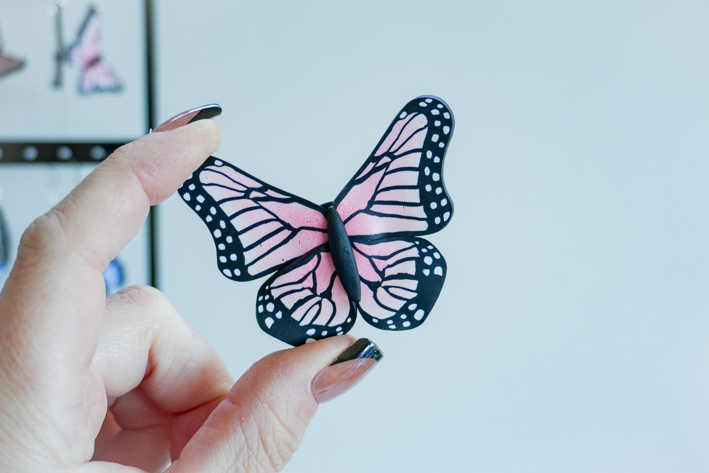 Pink Butterfly Magnets