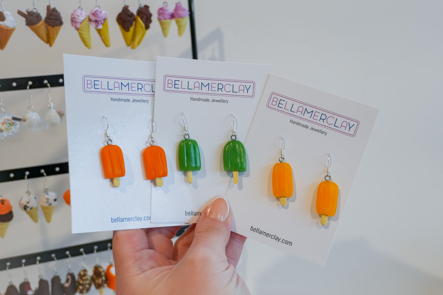 Ice Block Ice Cream Earrings