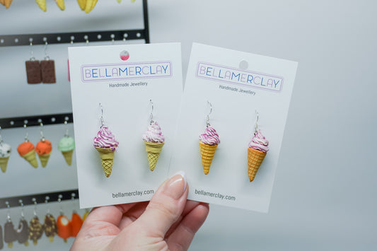 Real Fruit Ice Cream Earrings
