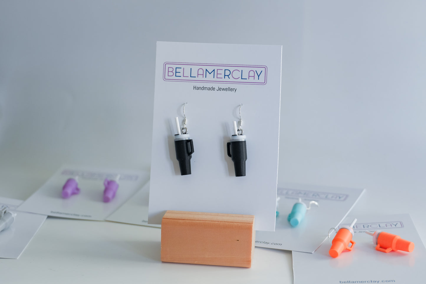 Flask Water Bottle Earrings