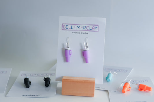 Flask Water Bottle Earrings