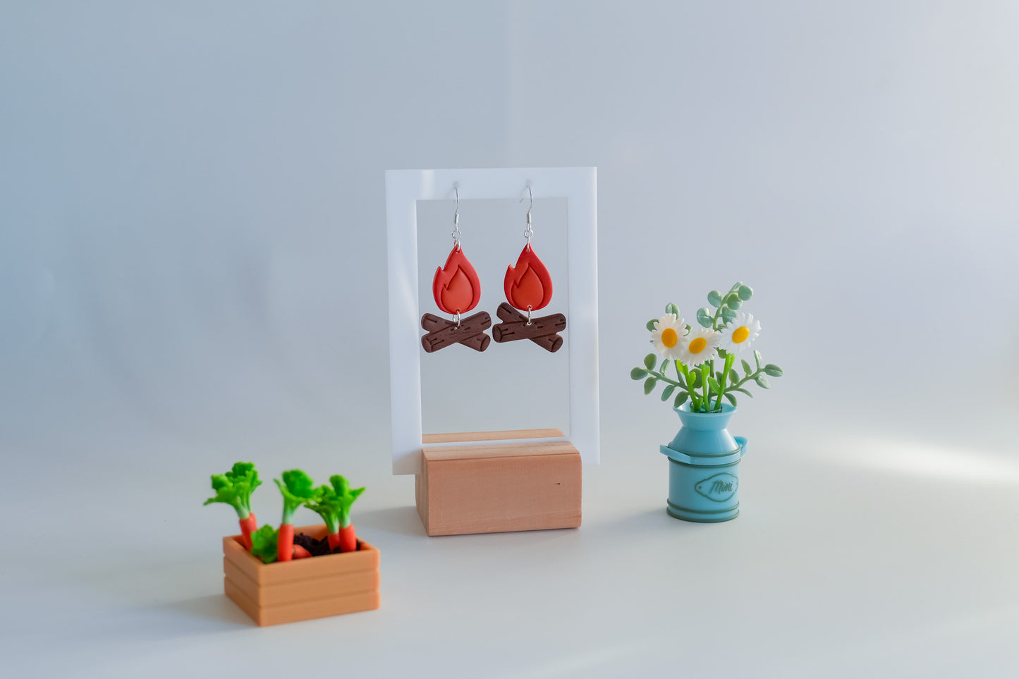 Fire Place Earrings