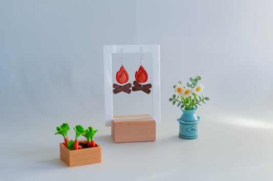Fire Place Earrings