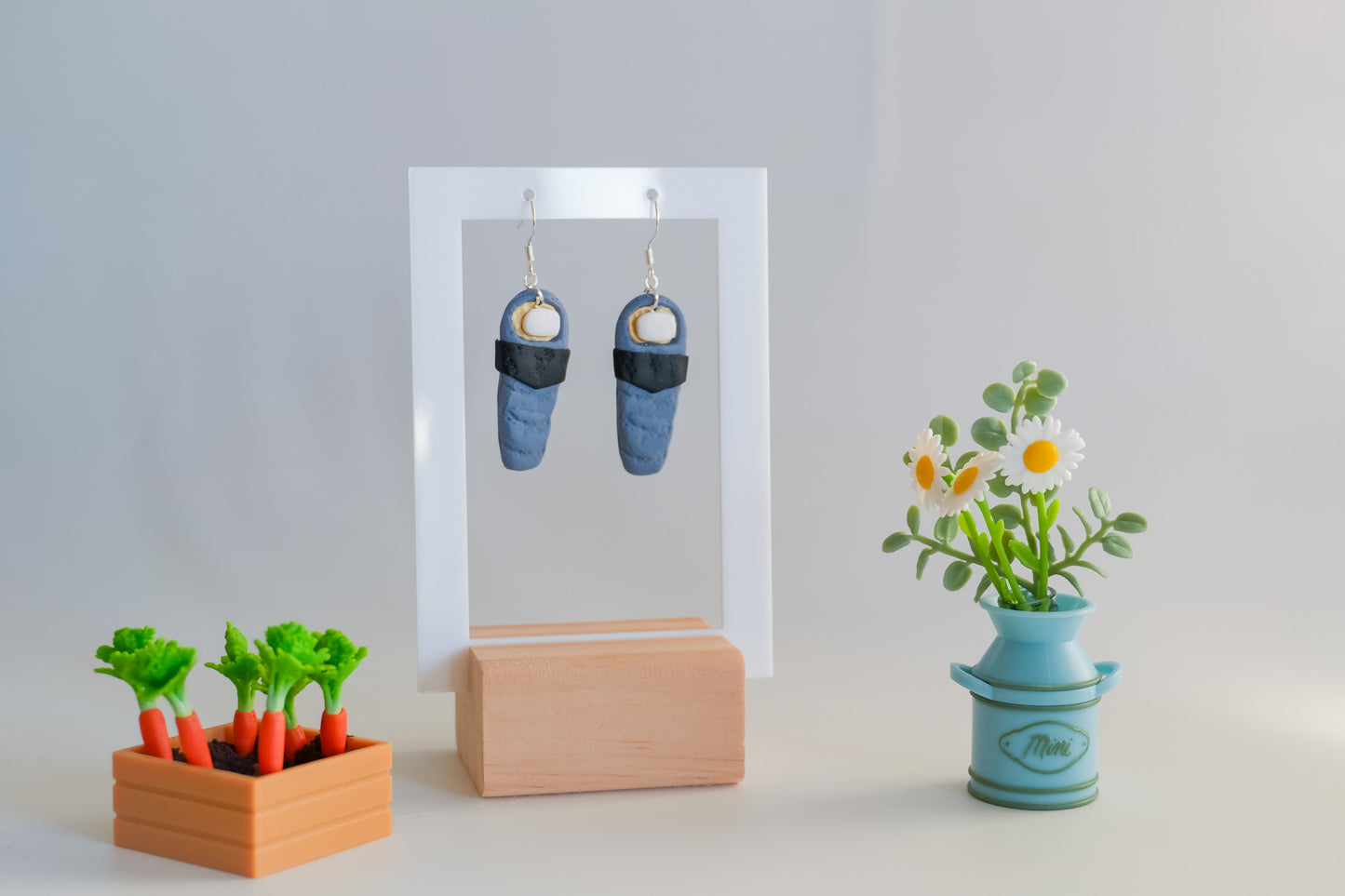 Sleeping Bag Earrings