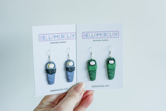 Sleeping Bag Earrings