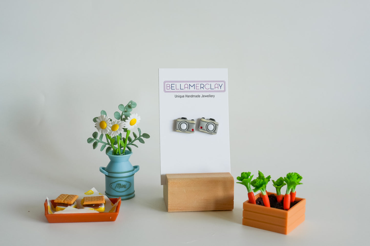 Camera Stud Earrings