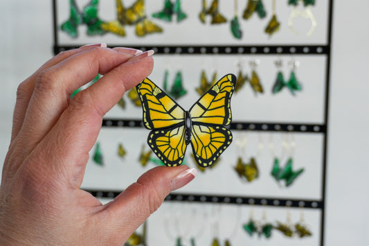 Yellow Butterfly Magnet