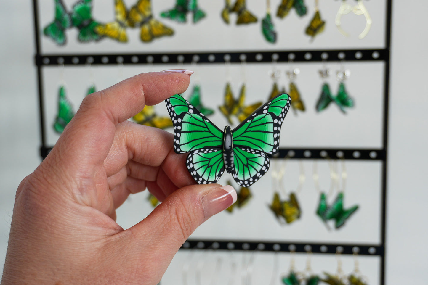 Green Butterfly Magnet