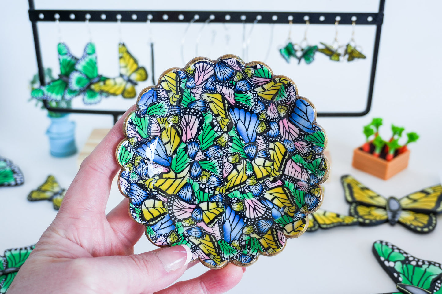 Large Butterfly Jewellery Tray