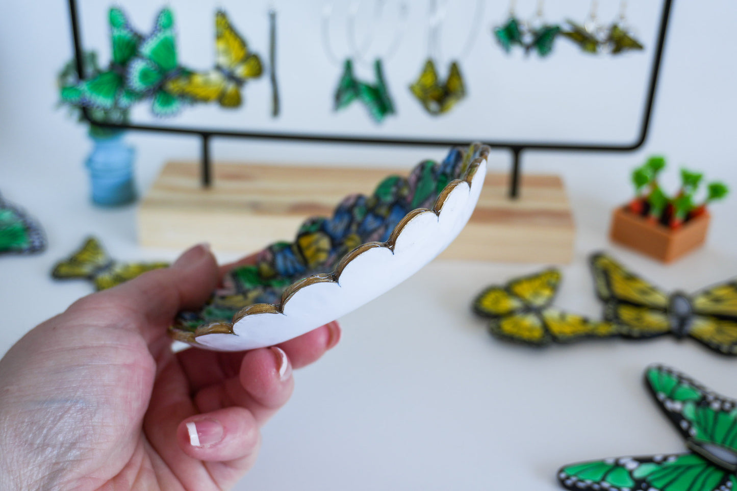 Large Butterfly Jewellery Tray