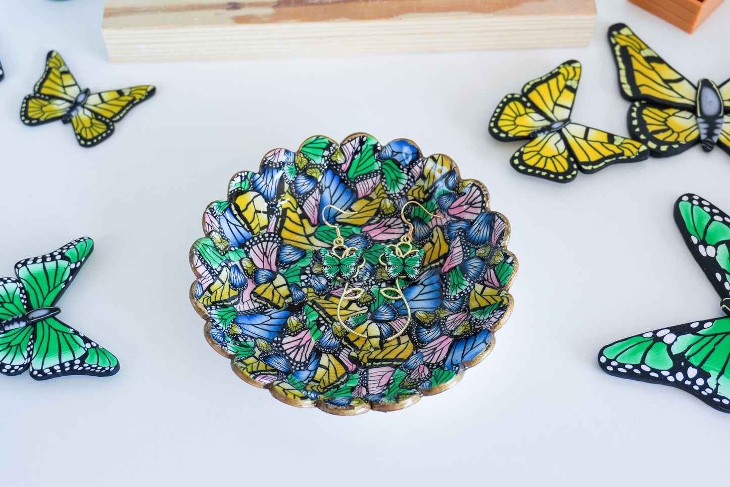 Large Butterfly Jewellery Tray