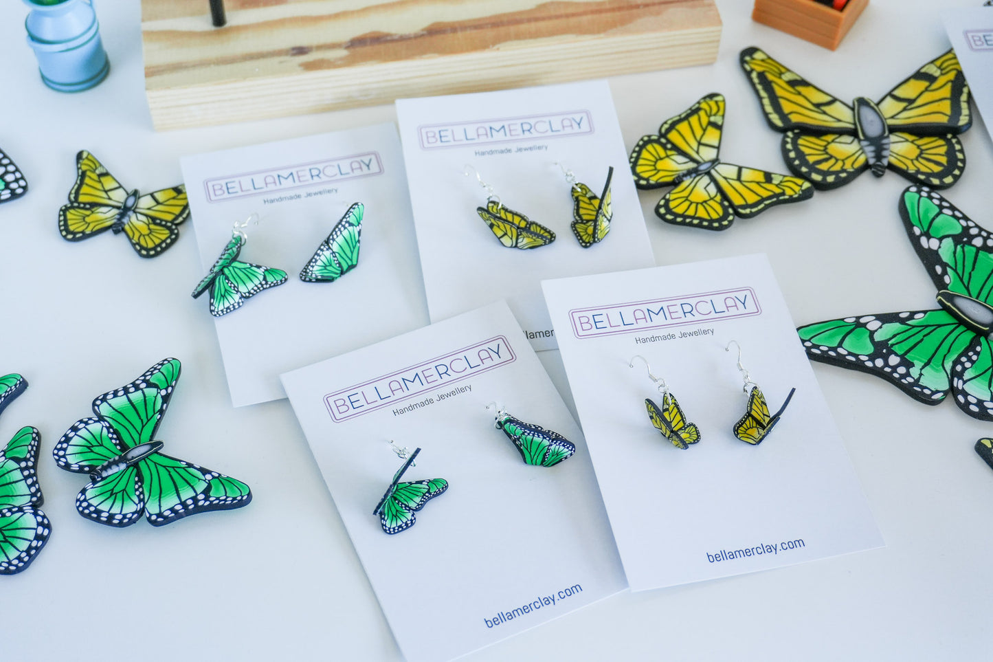Single Butterfly Earrings