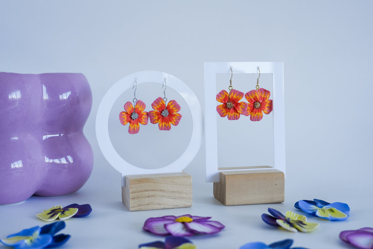 Funky Flower Earrings