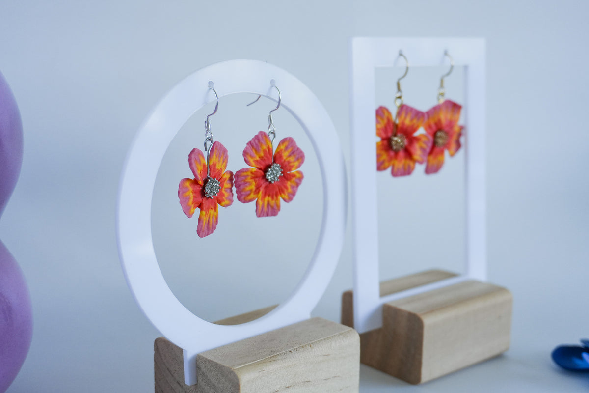 Funky Flower Earrings