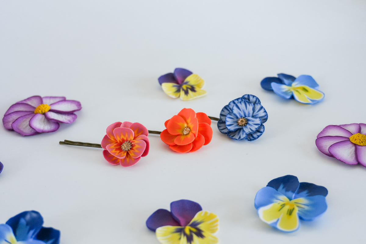 Floral Hair Pins