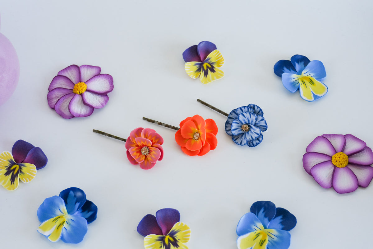 Floral Hair Pins