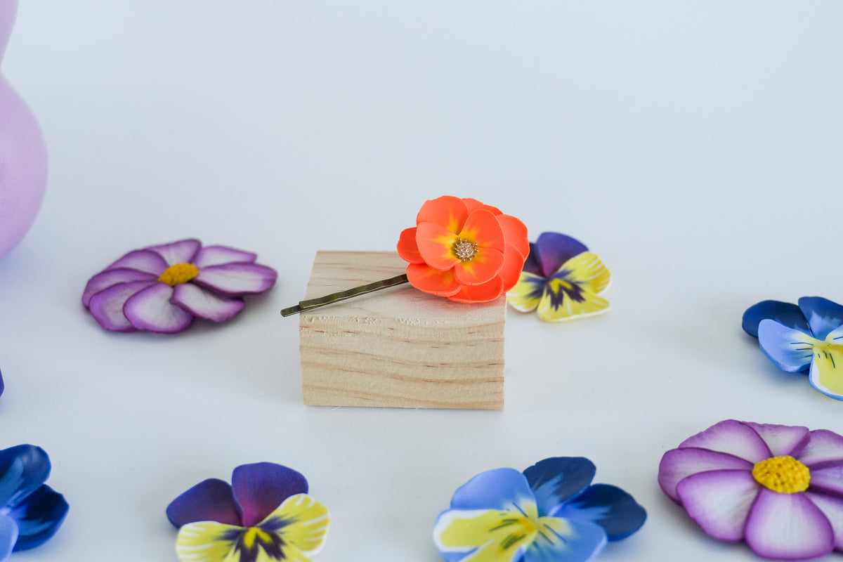 Floral Hair Pins