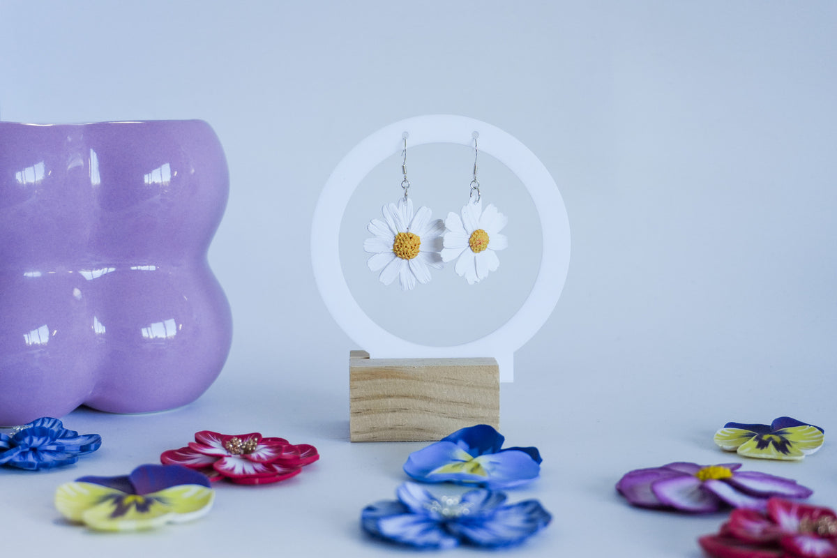 Daisy Flower Earrings