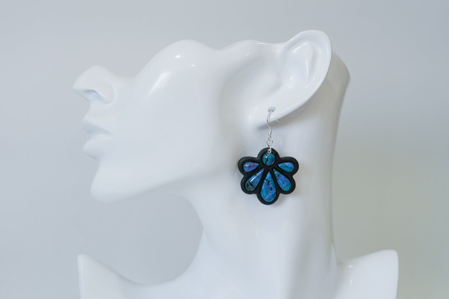 Paua Peacock Earrings