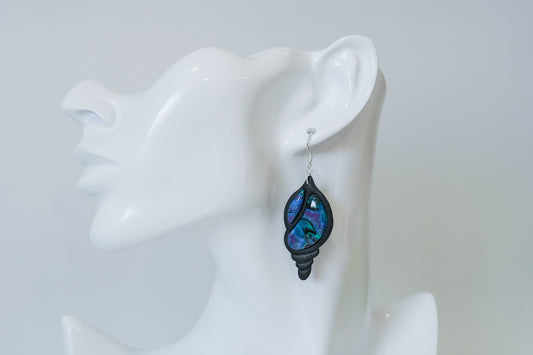 Paua Conch Earrings