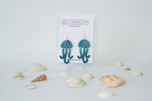 2D Jellyfish Earrings