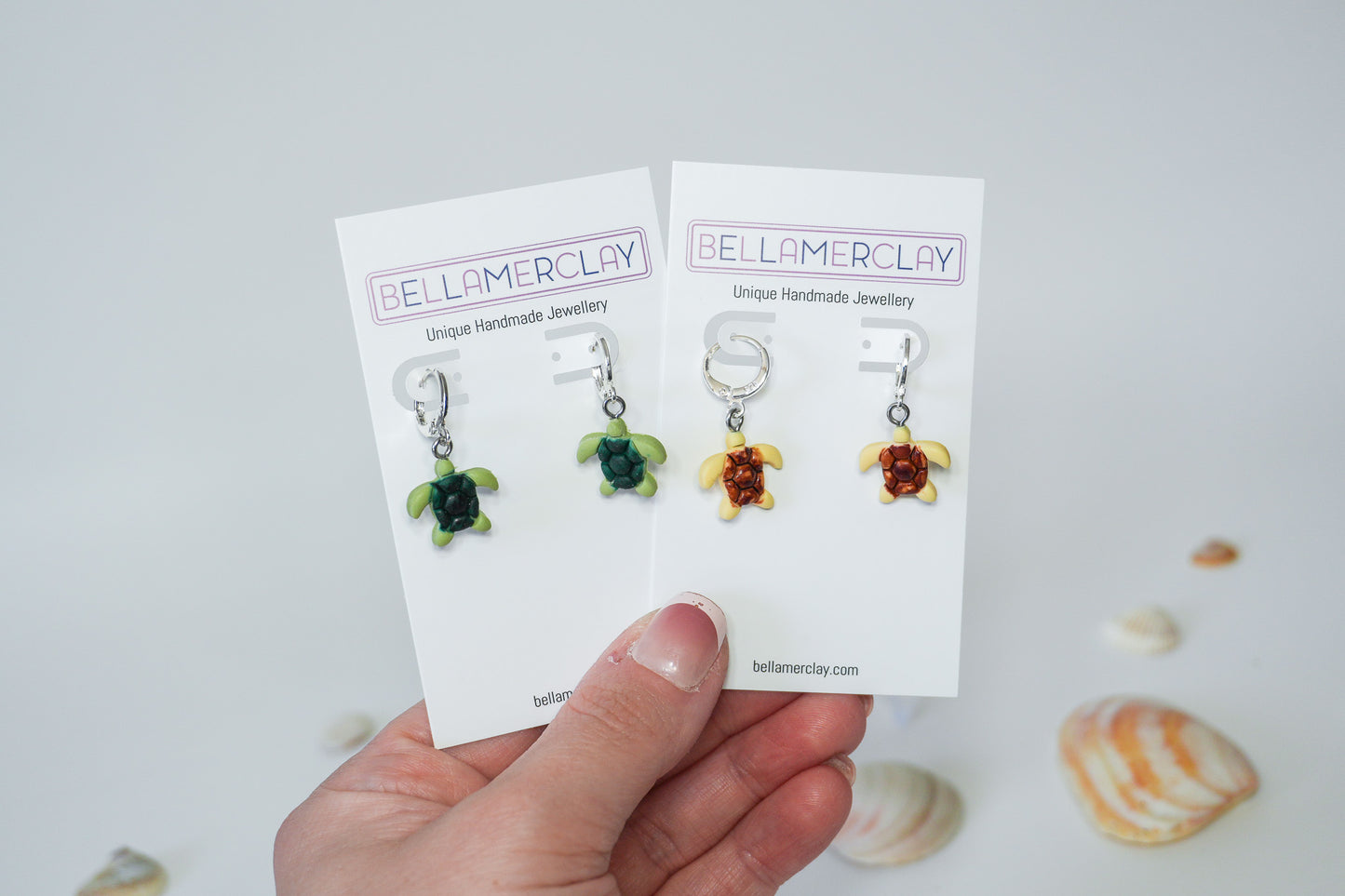 Mini Turtle Earrings